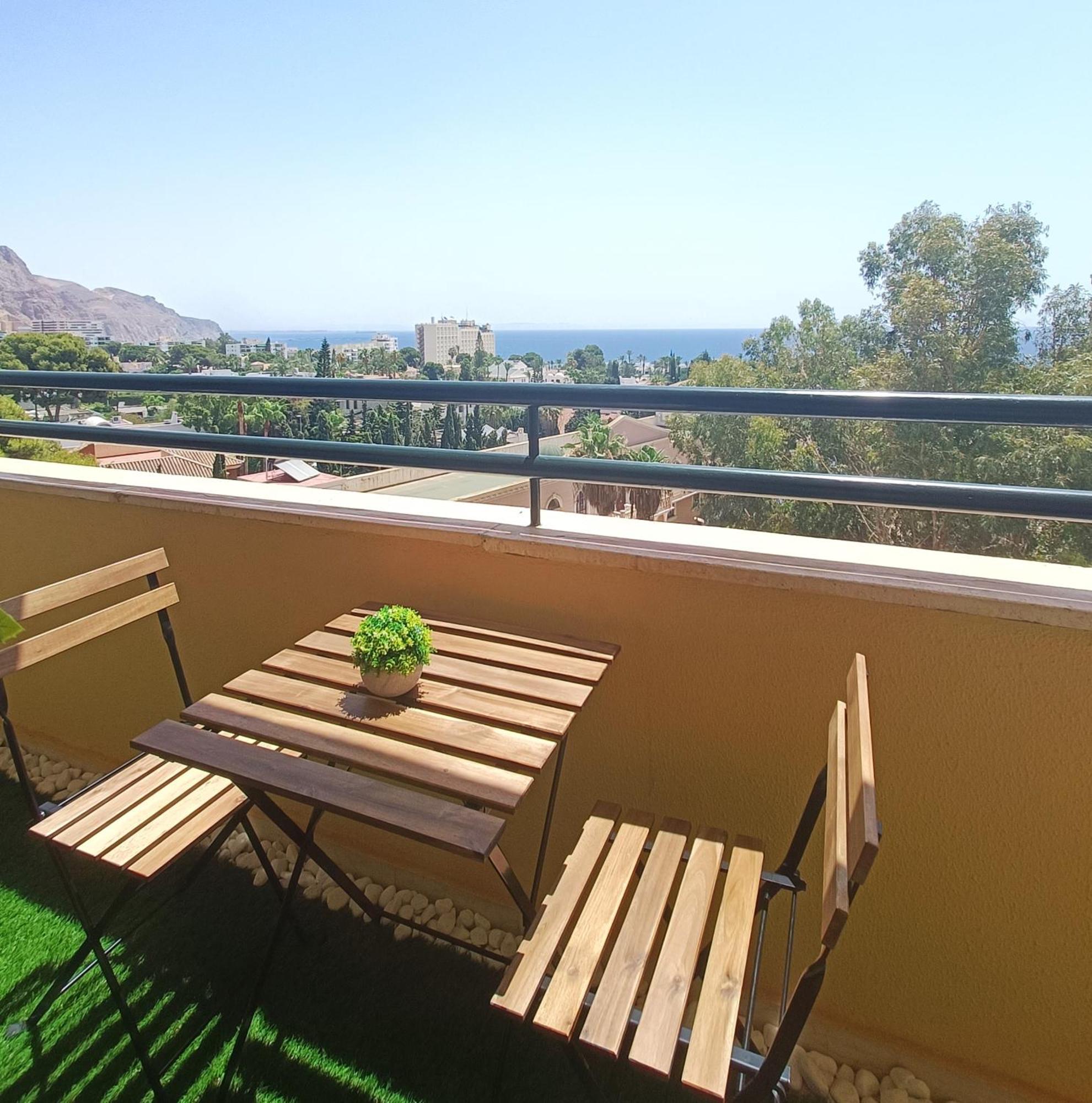 Geminis 504 Suite Con Terraza Y Vistas Al Mar Aguadulce (Almeria) Exterior foto